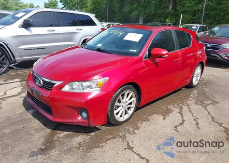 2013 Lexus Ct 200H из США, поврежденный, VIN JTHKD5BHXD2128168